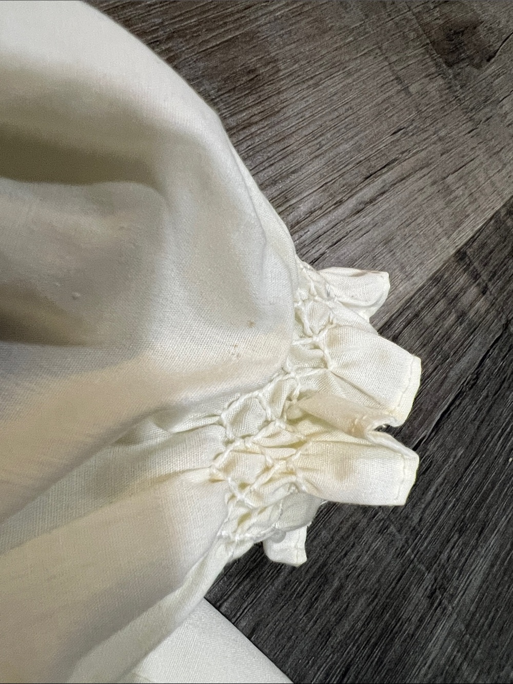 Vintage Polly Finders Smocked dress size 12M - Picture 5 of 5